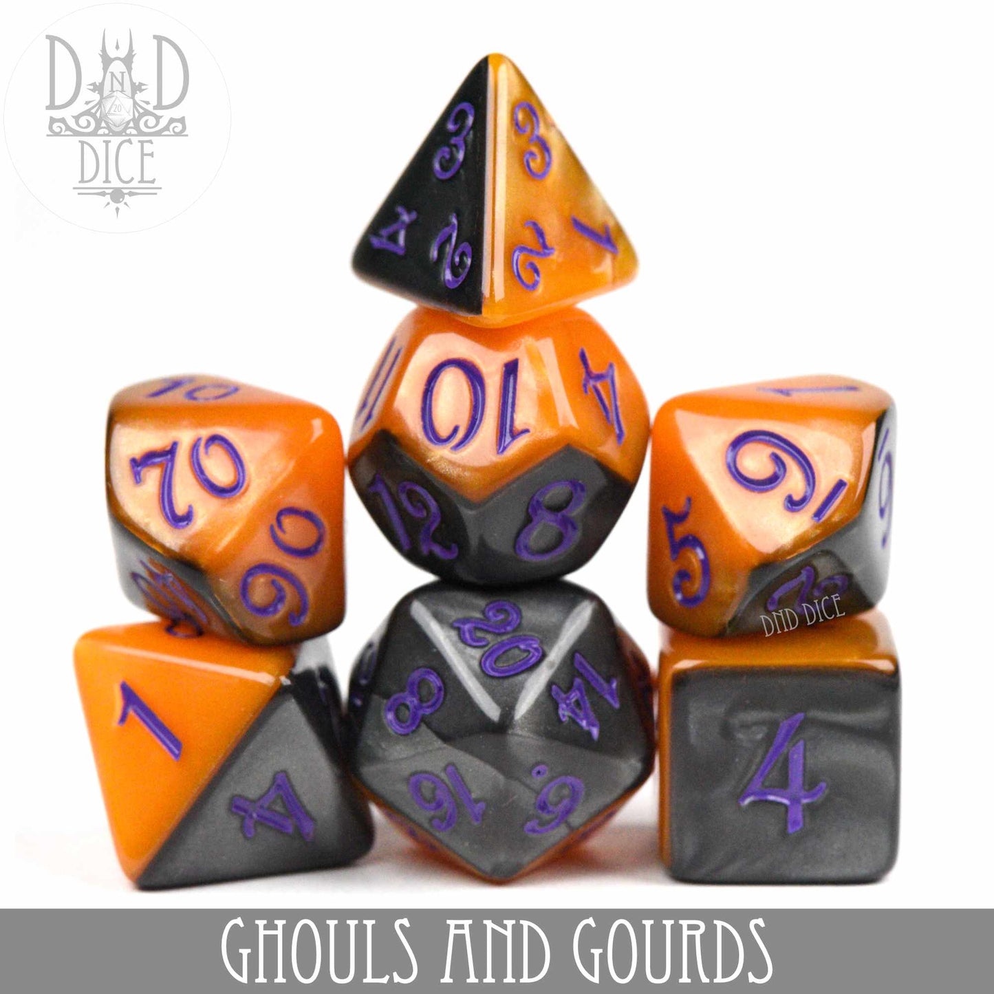 Ghouls and Gourds Dice Set