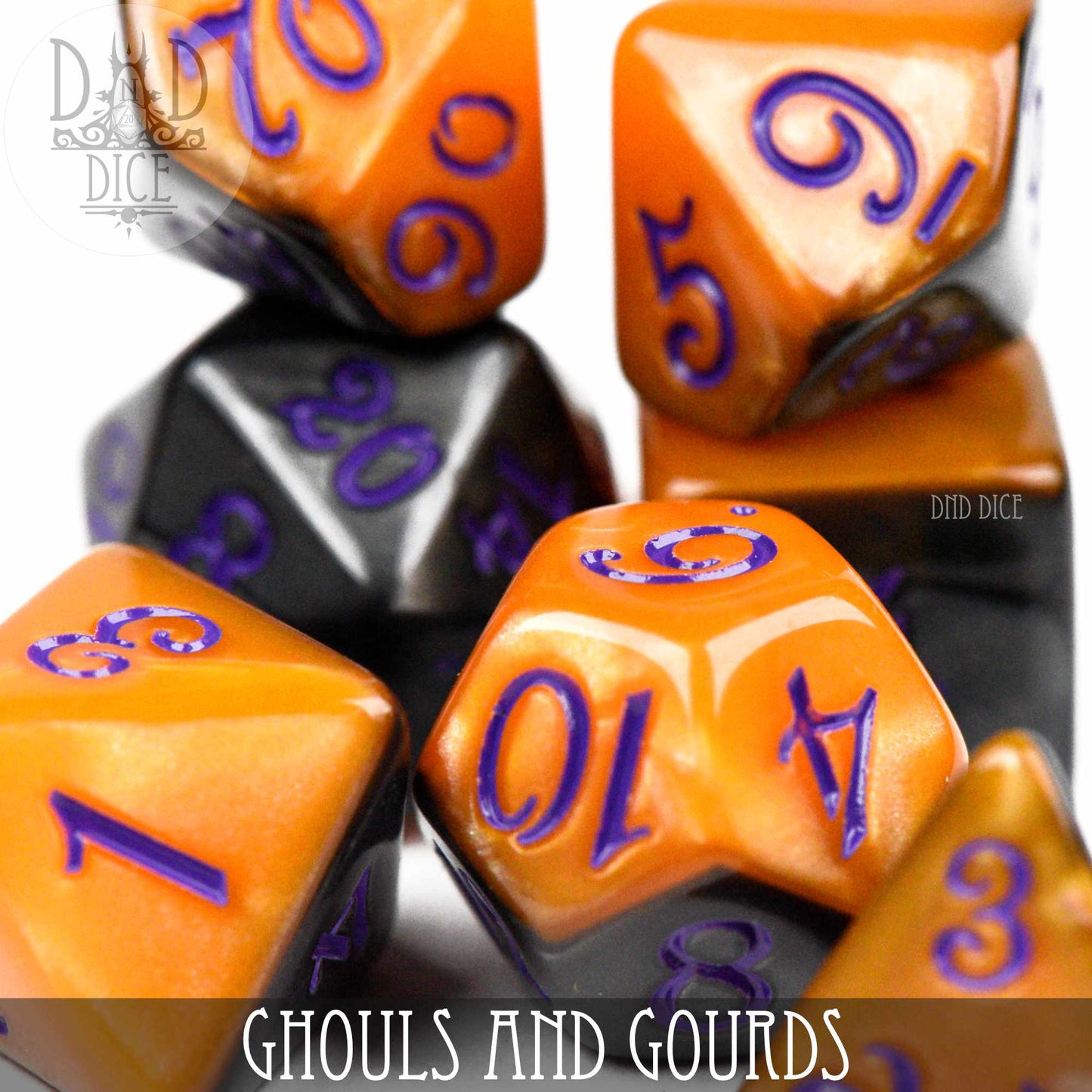 Ghouls and Gourds Dice Set