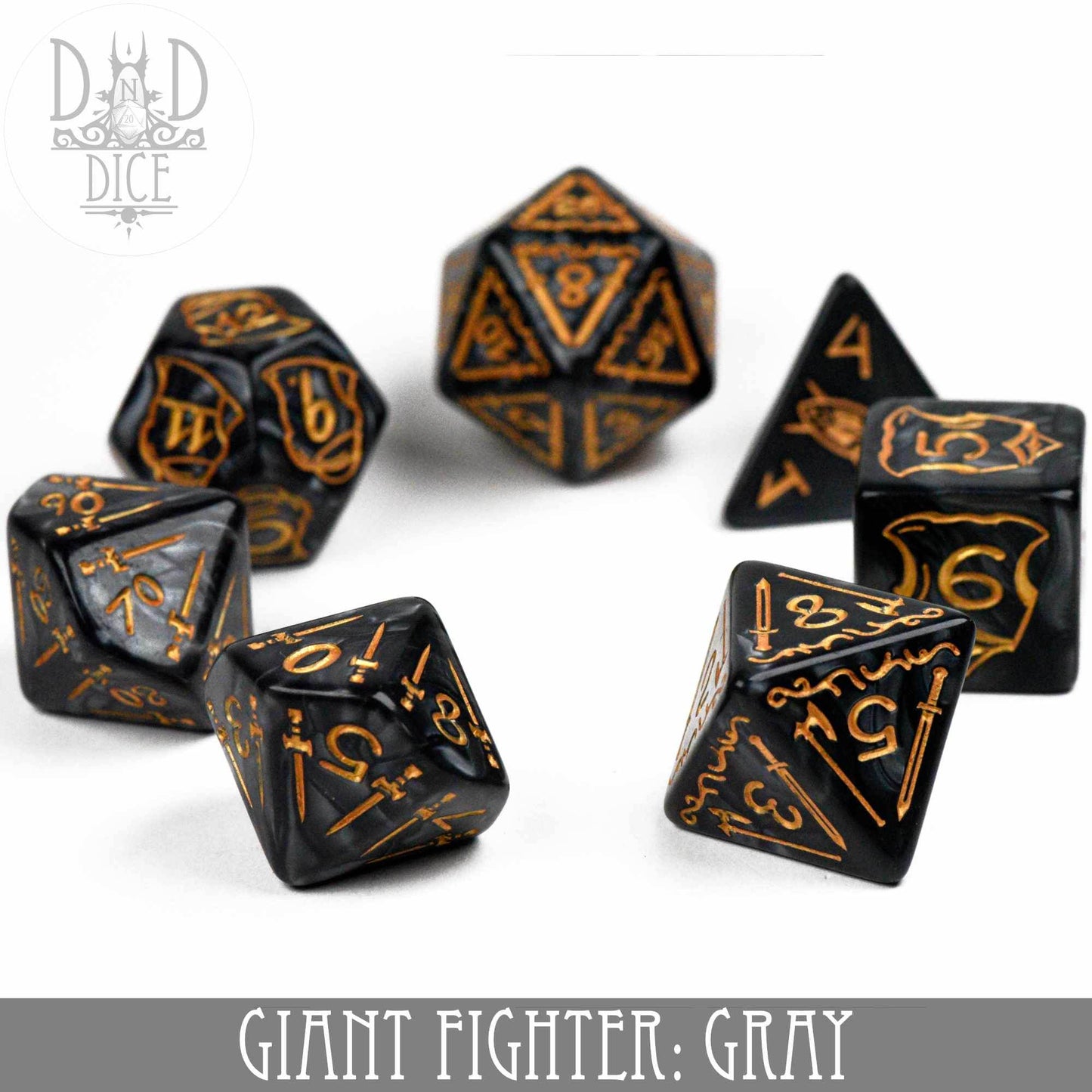 Giant Fighter Dice Set (Oversize) - 