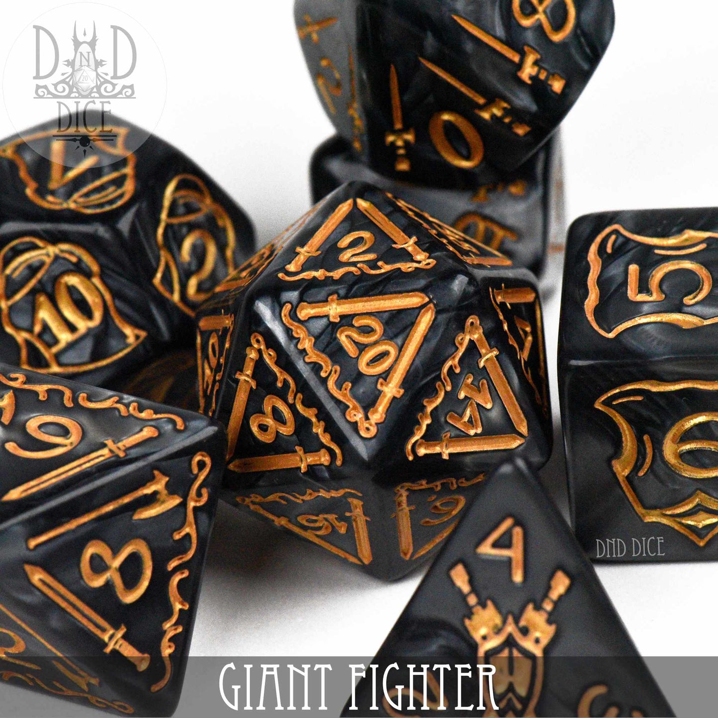 Giant Fighter Dice Set (Oversize)