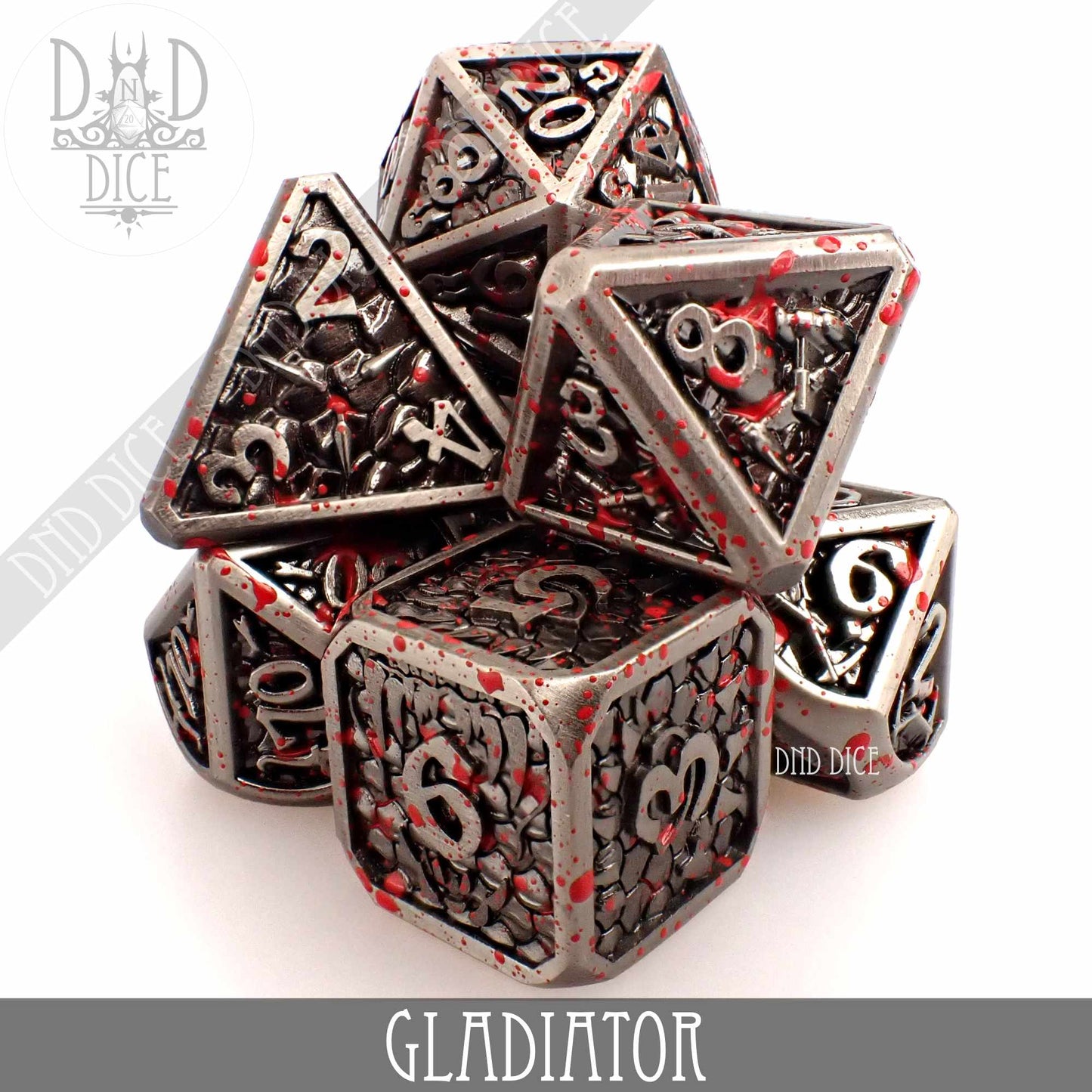 Gladiator Metal Dice Set