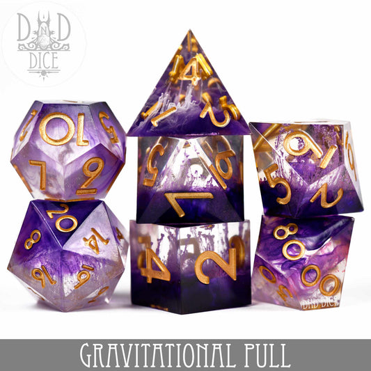 Gravitational Pull Handmade Dice Set