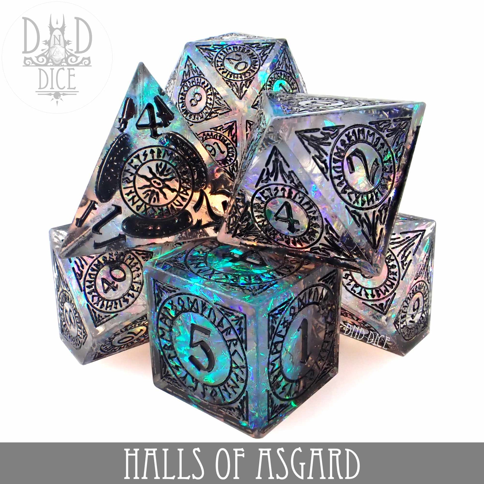 Halls of Asgard Handmade Dice Set