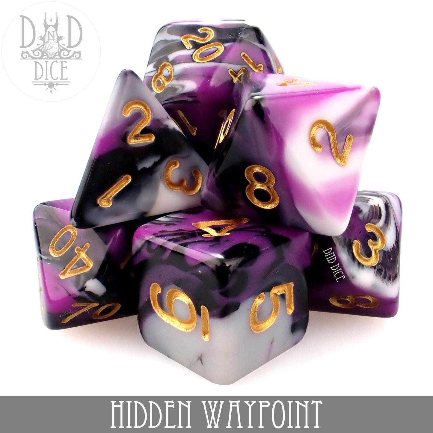 Hidden Waypoint Dice Set