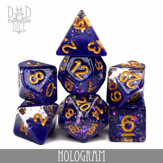 Hologram Dice Set