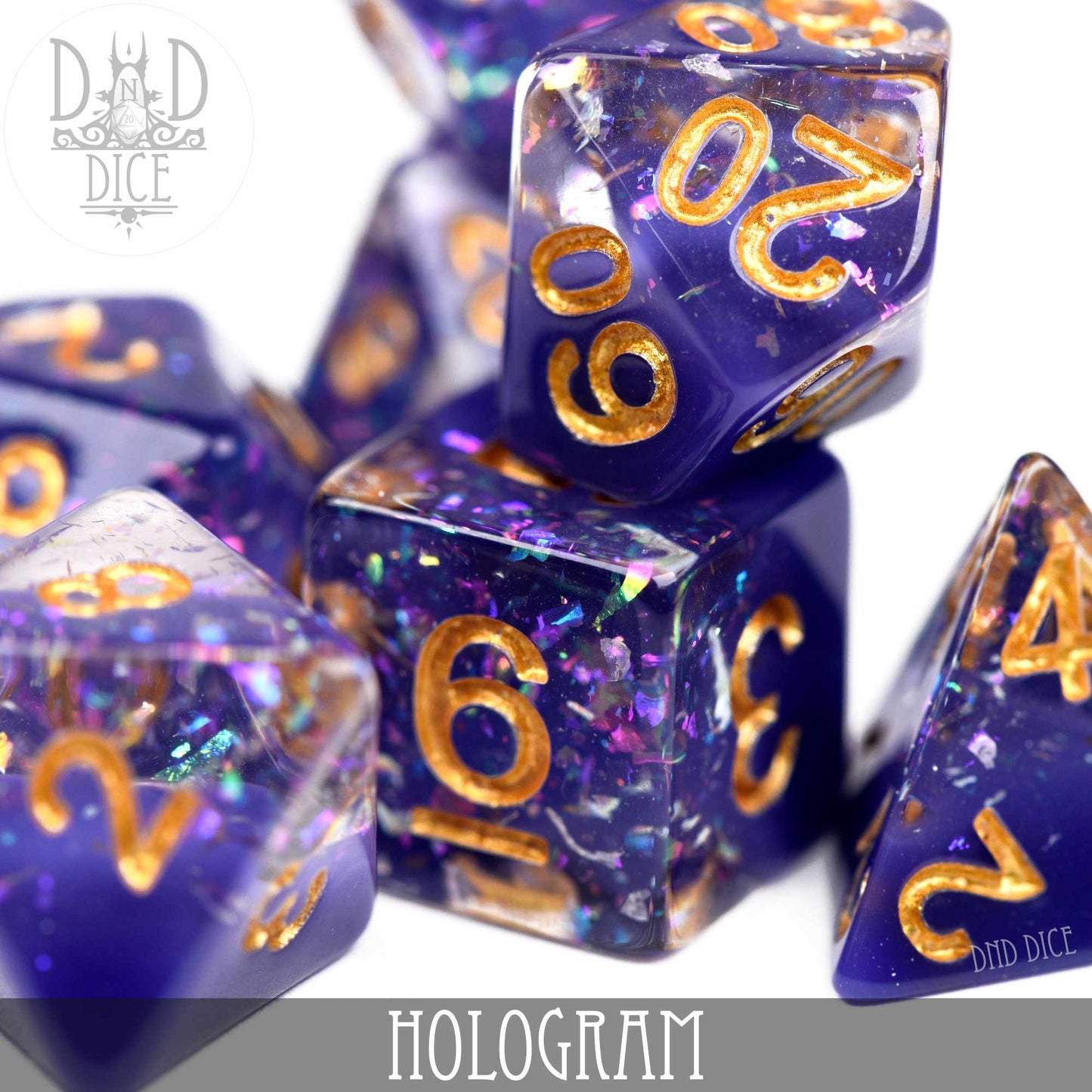 Hologram Dice Set