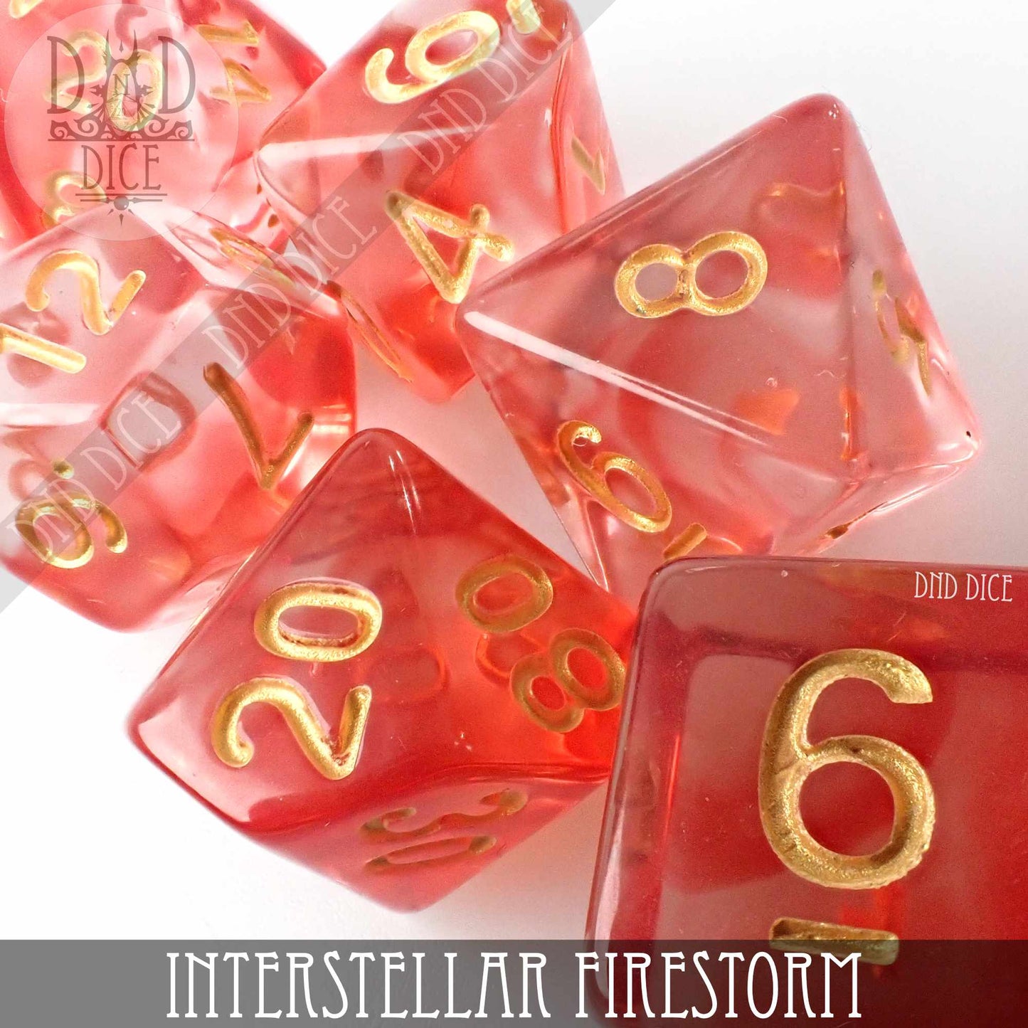 Interstellar Firestorm Dice Set