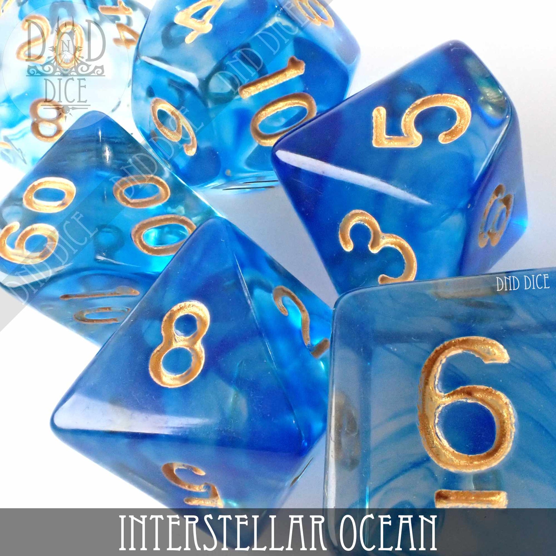 Interstellar Ocean Dice Set