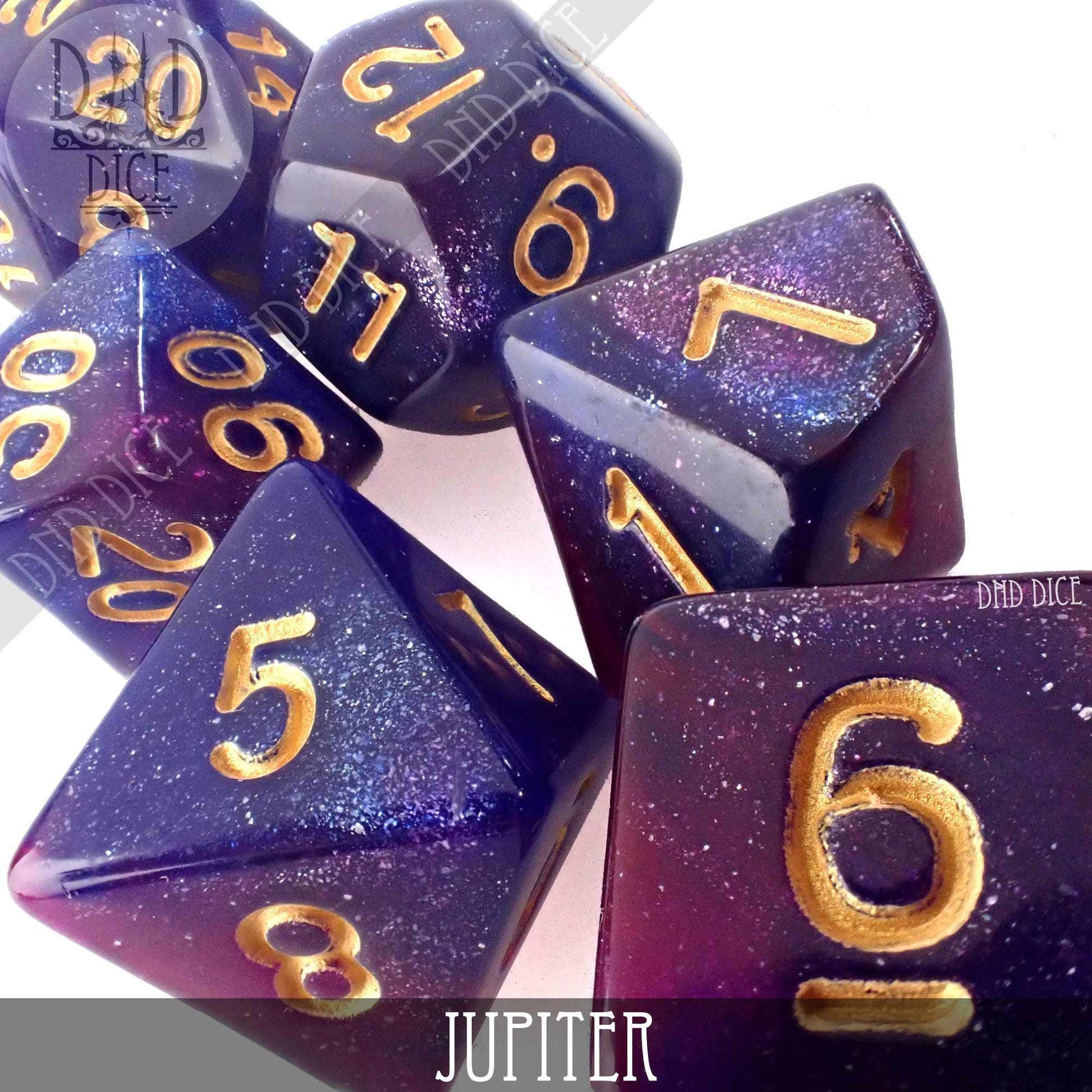 Jupiter Galaxy Dice Set