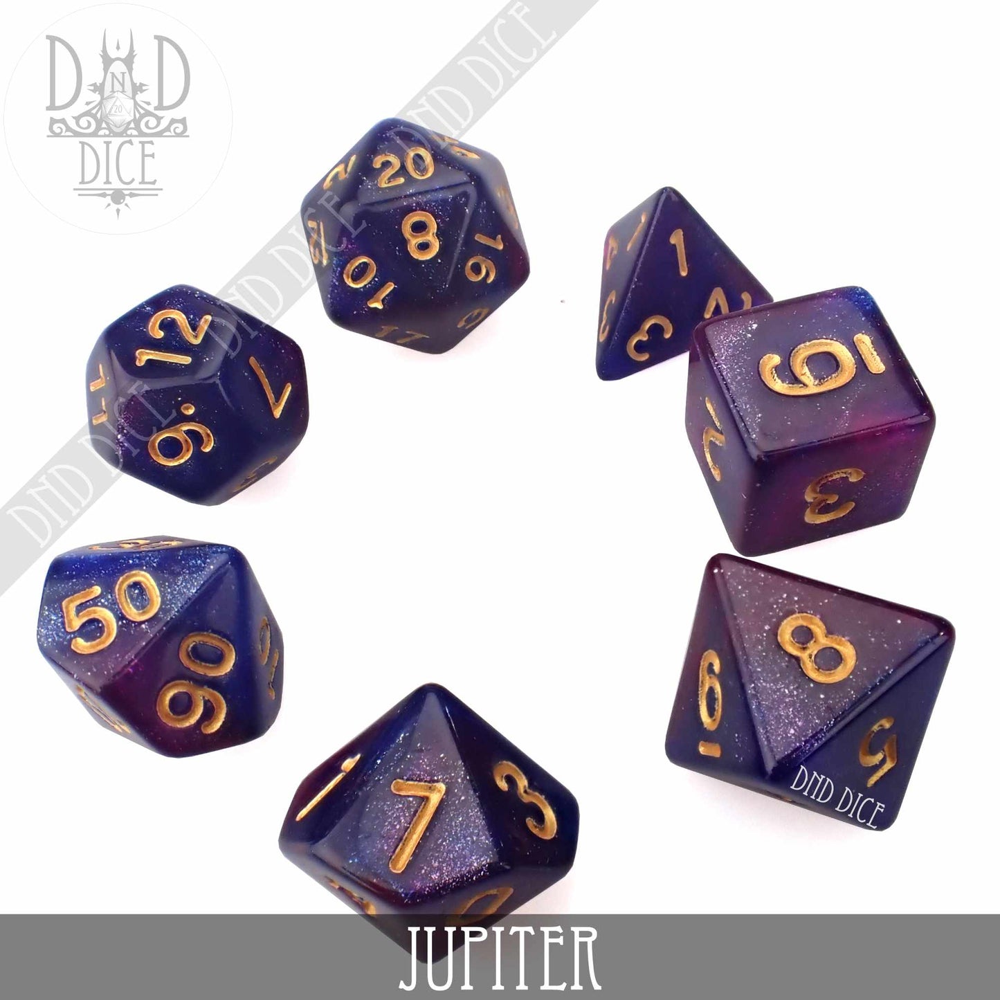 Jupiter Galaxy Dice Set