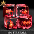 Fireball 4D6 Dice Set