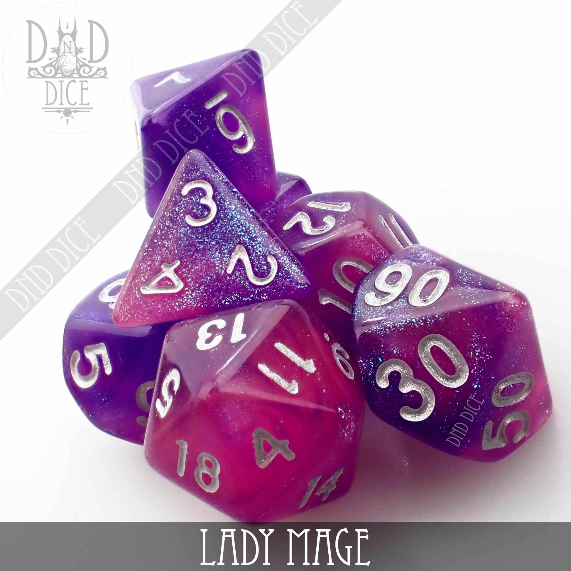 Lady Mage Dice Set - 