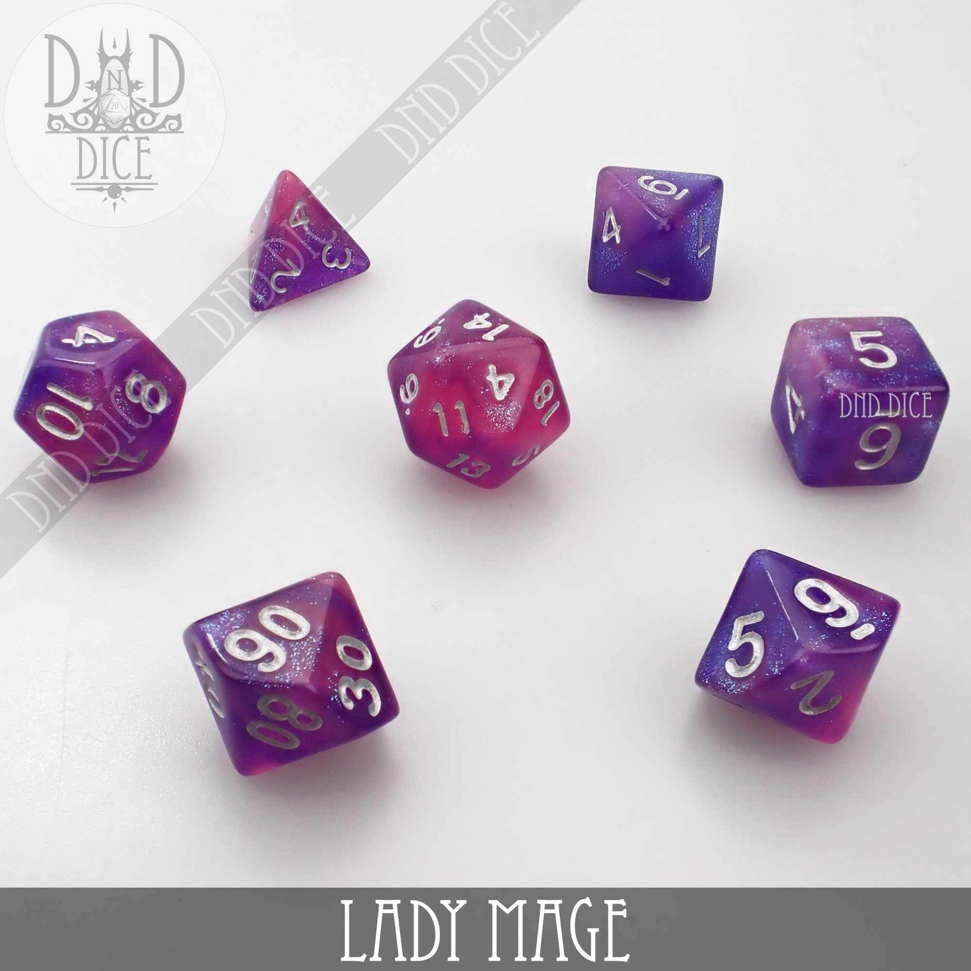 Lady Mage Dice Set - 