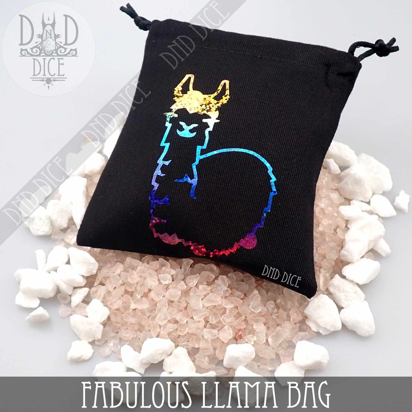 Fabulous Llama Dice Bag