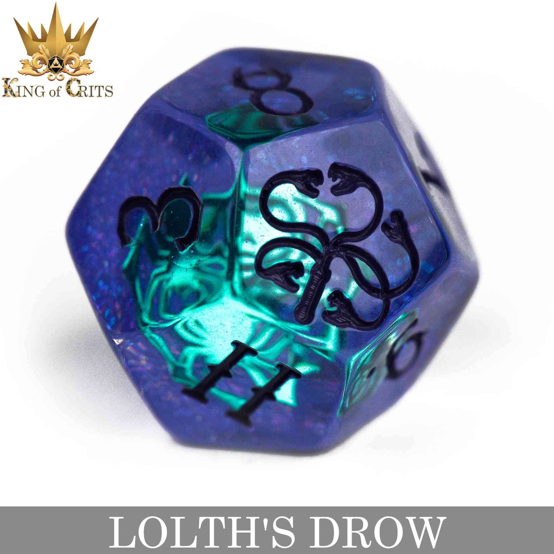 Lolth's Drow 11 Dice Set - 