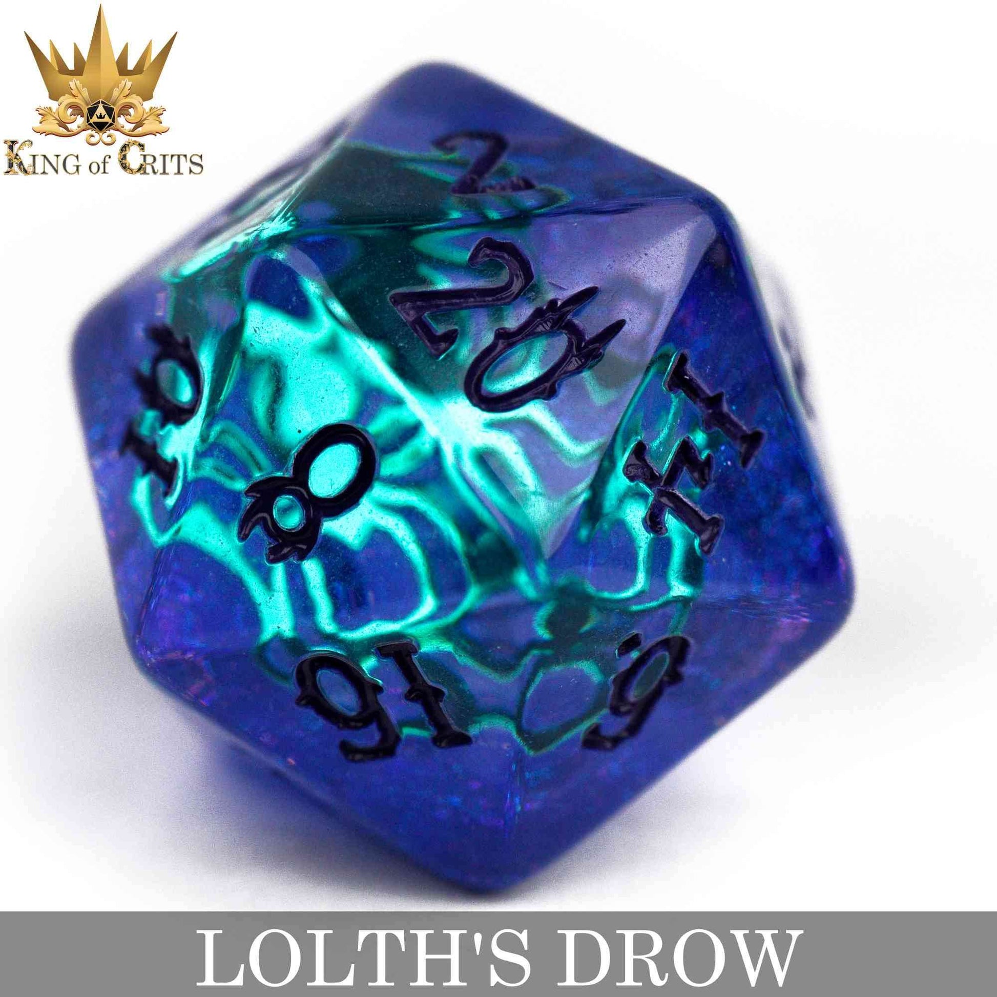 Lolth's Drow 11 Dice Set - 