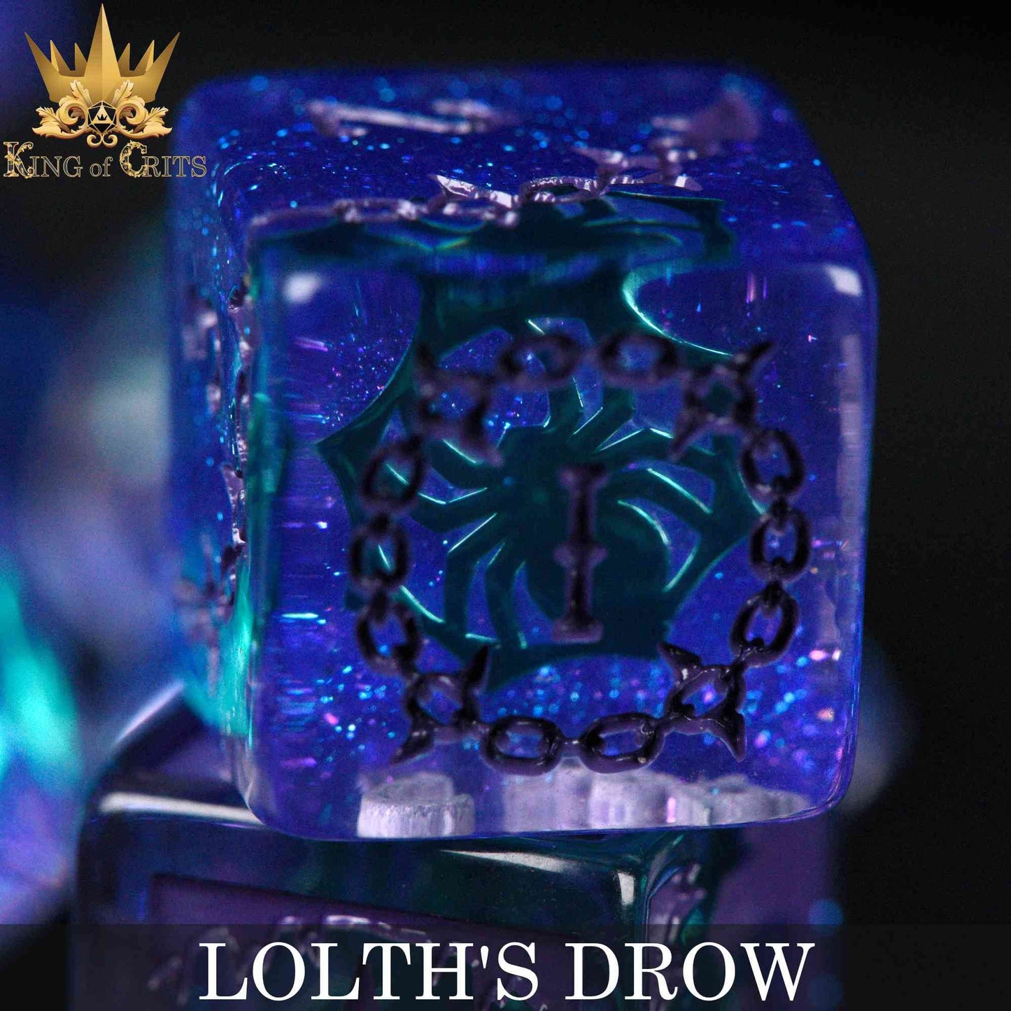 Lolth's Drow 11 Dice Set - 