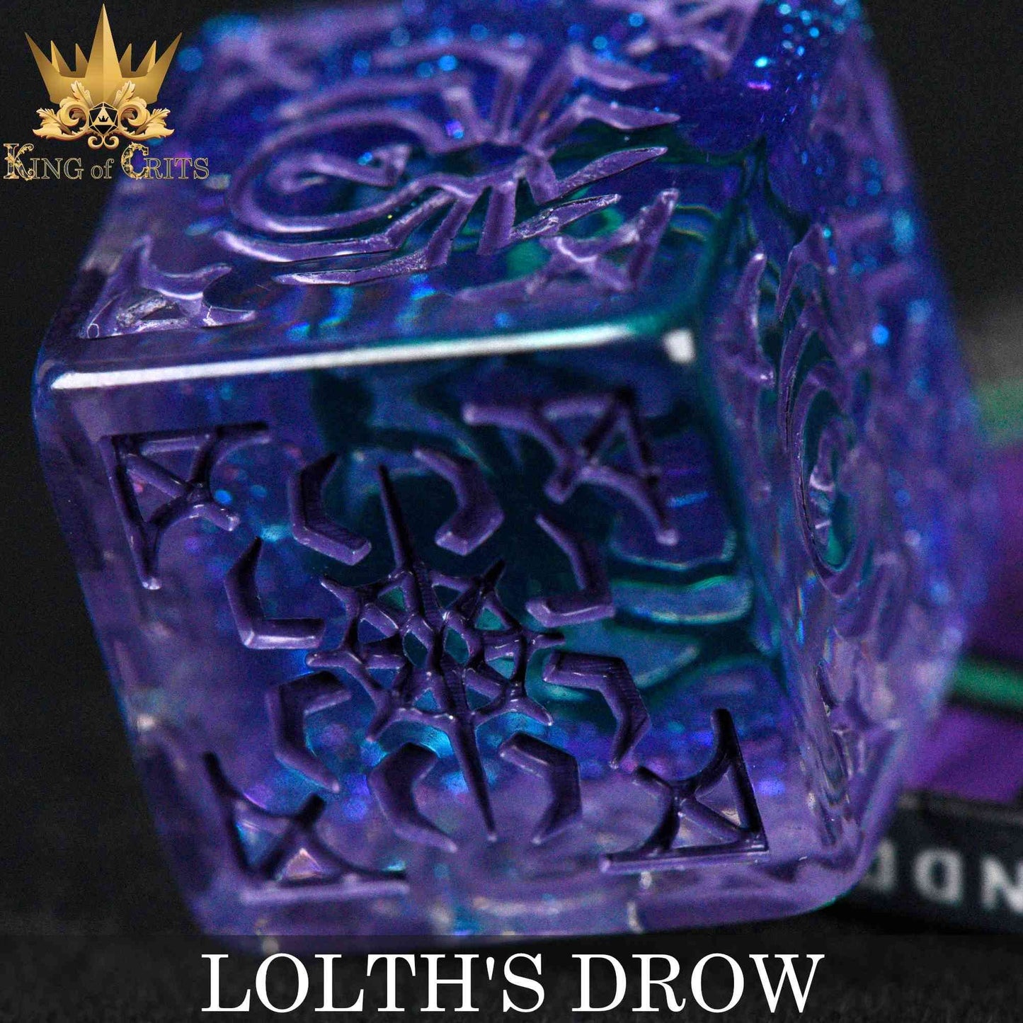 Lolth's Drow 11 Dice Set - 