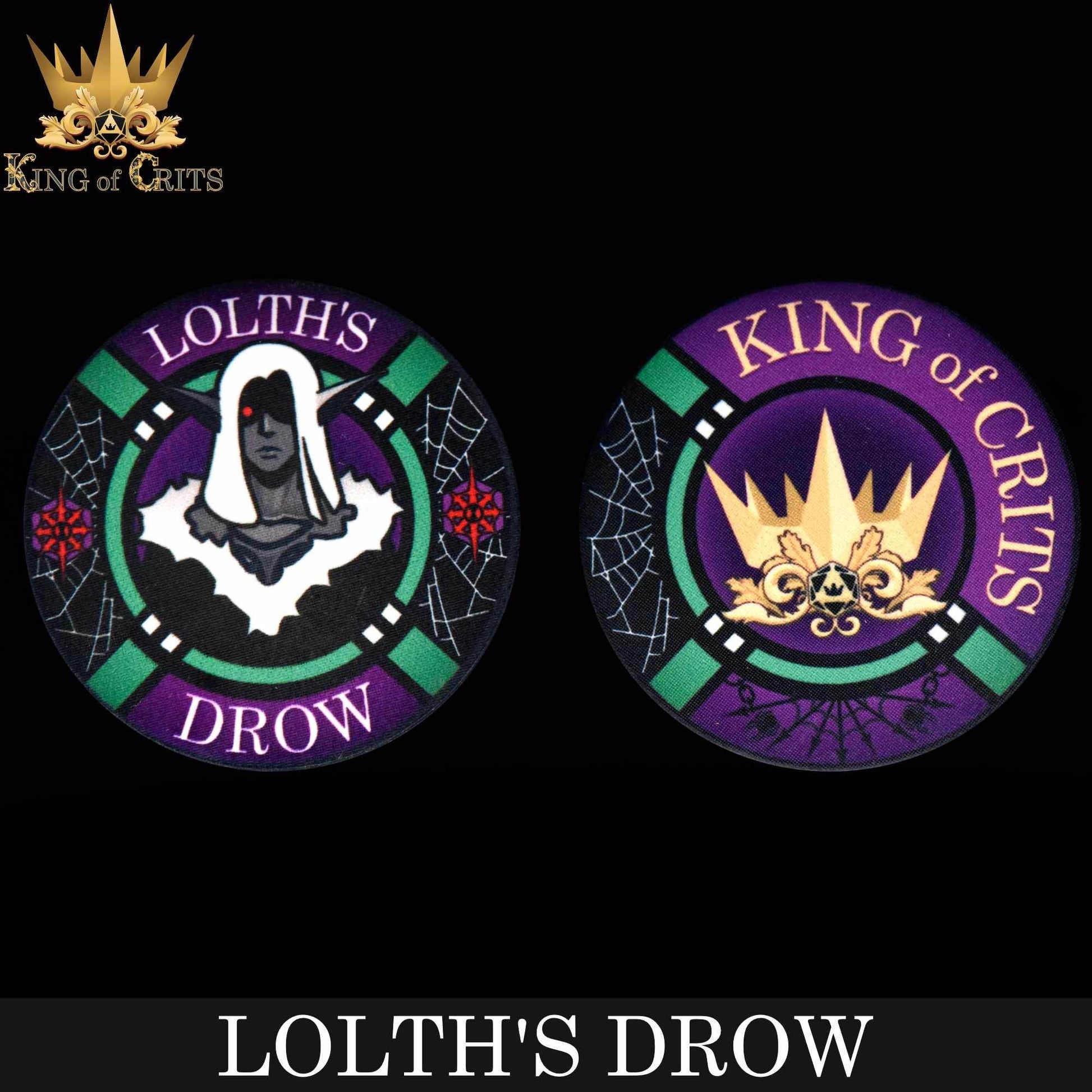 Lolth's Drow 11 Dice Set - 