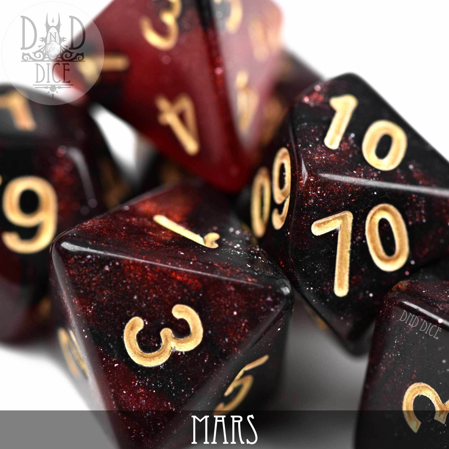 Mars Galaxy 7 or 11 Dice Set - 7 Dice Set