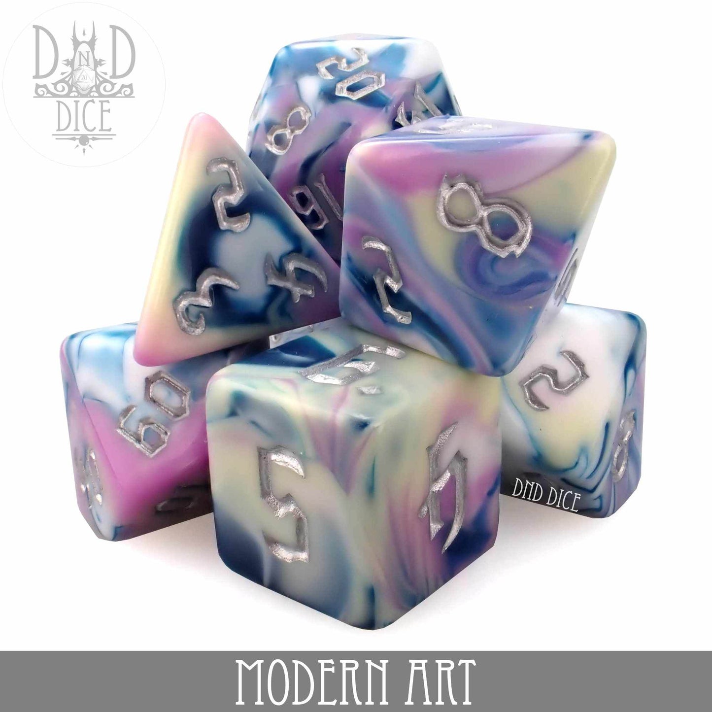 Modern Art Dice Set - 