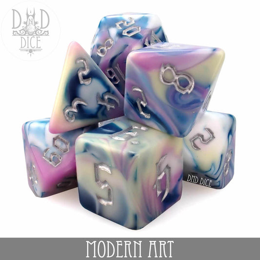 Modern Art Dice Set - 