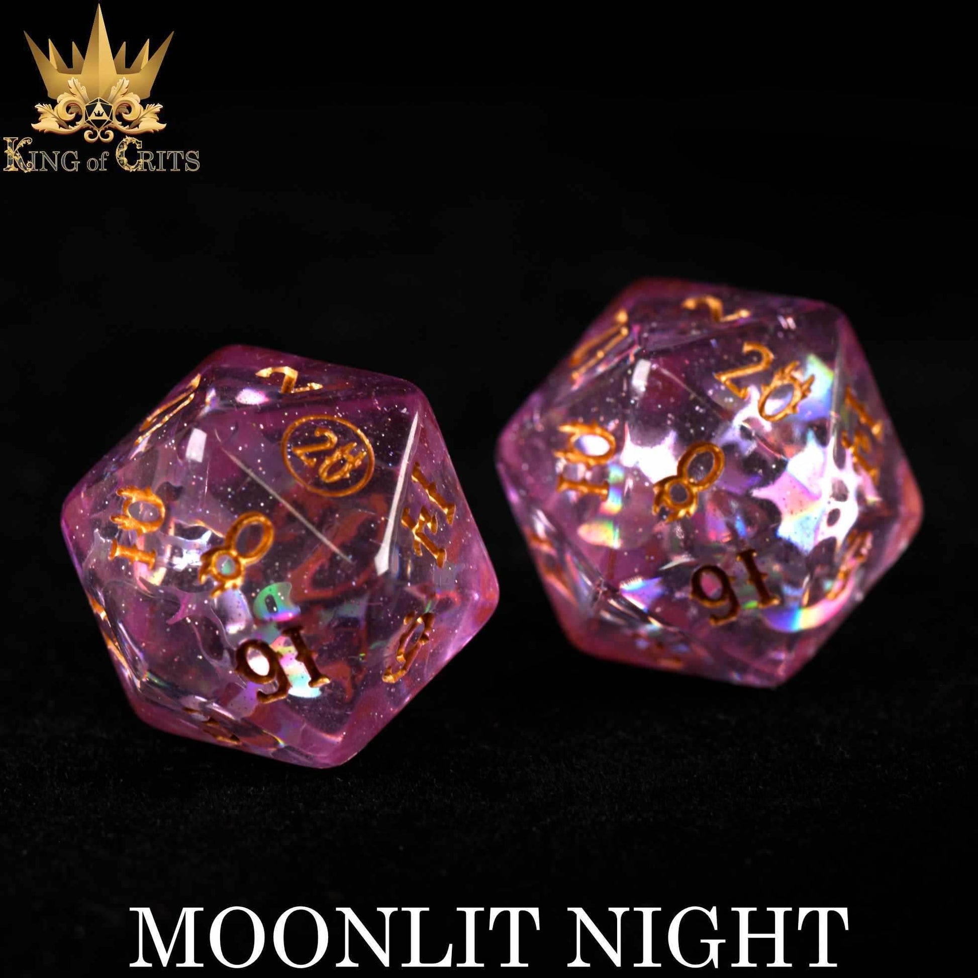 Moonlit Night 12 Dice Set - 