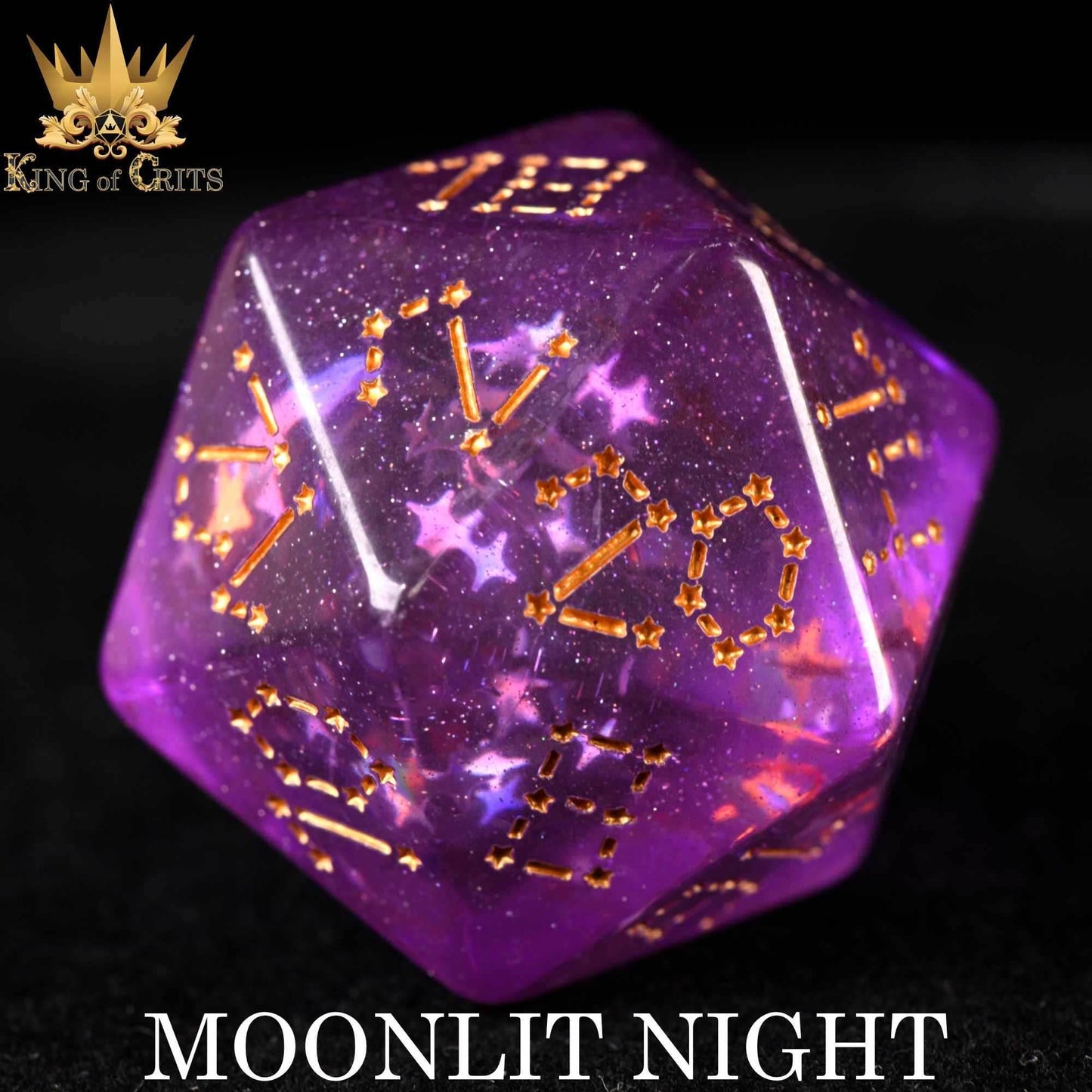 Moonlit Night 12 Dice Set - 