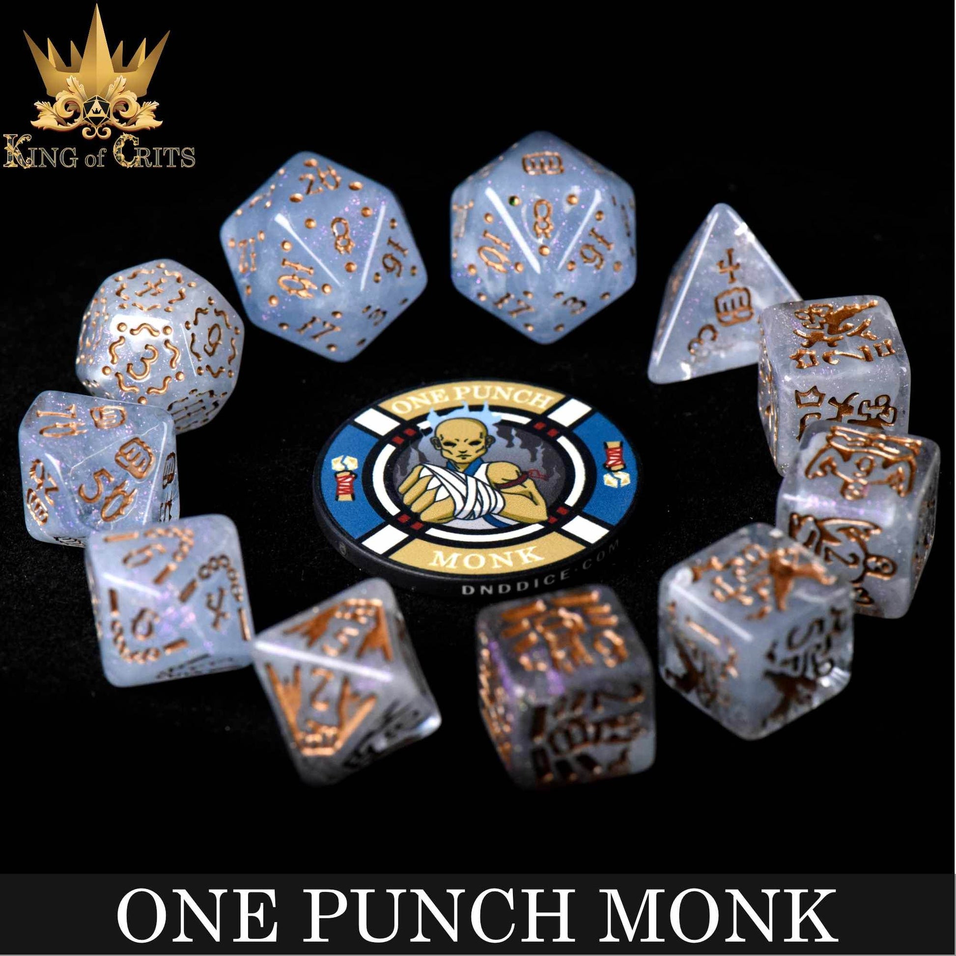 One Punch Monk 11 Dice Set - 