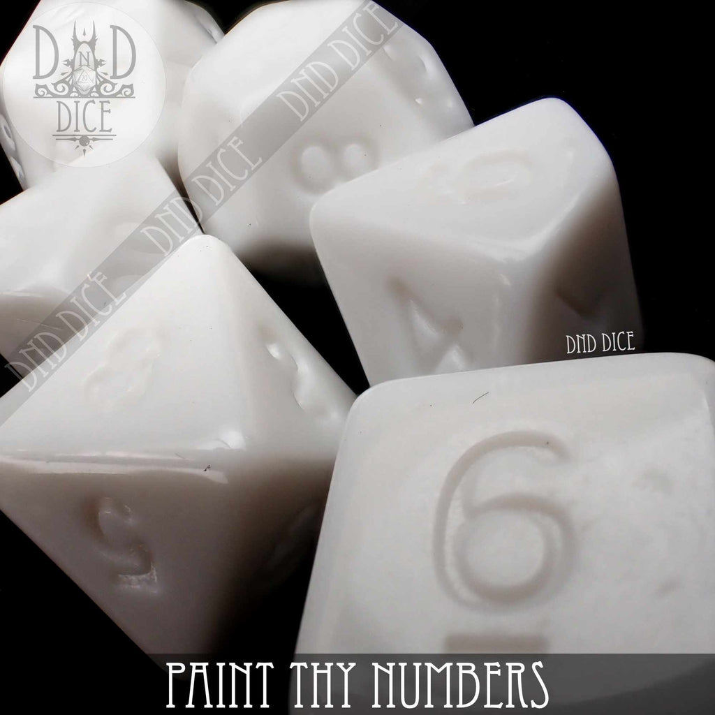 Paint Thy Numbers Dice Set