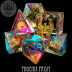Phoenix Prism Glass Dice Set (Gift Box)