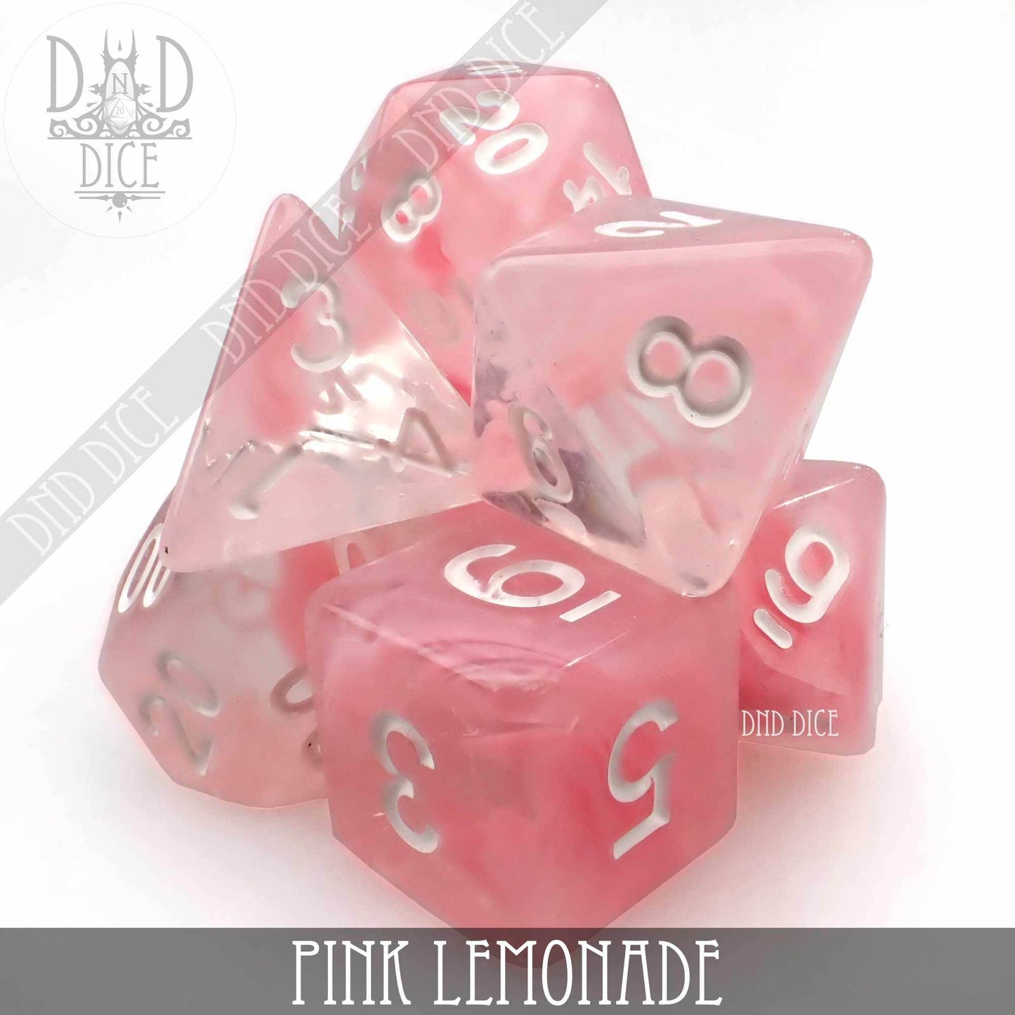 Pink Lemonade Dice Set - 