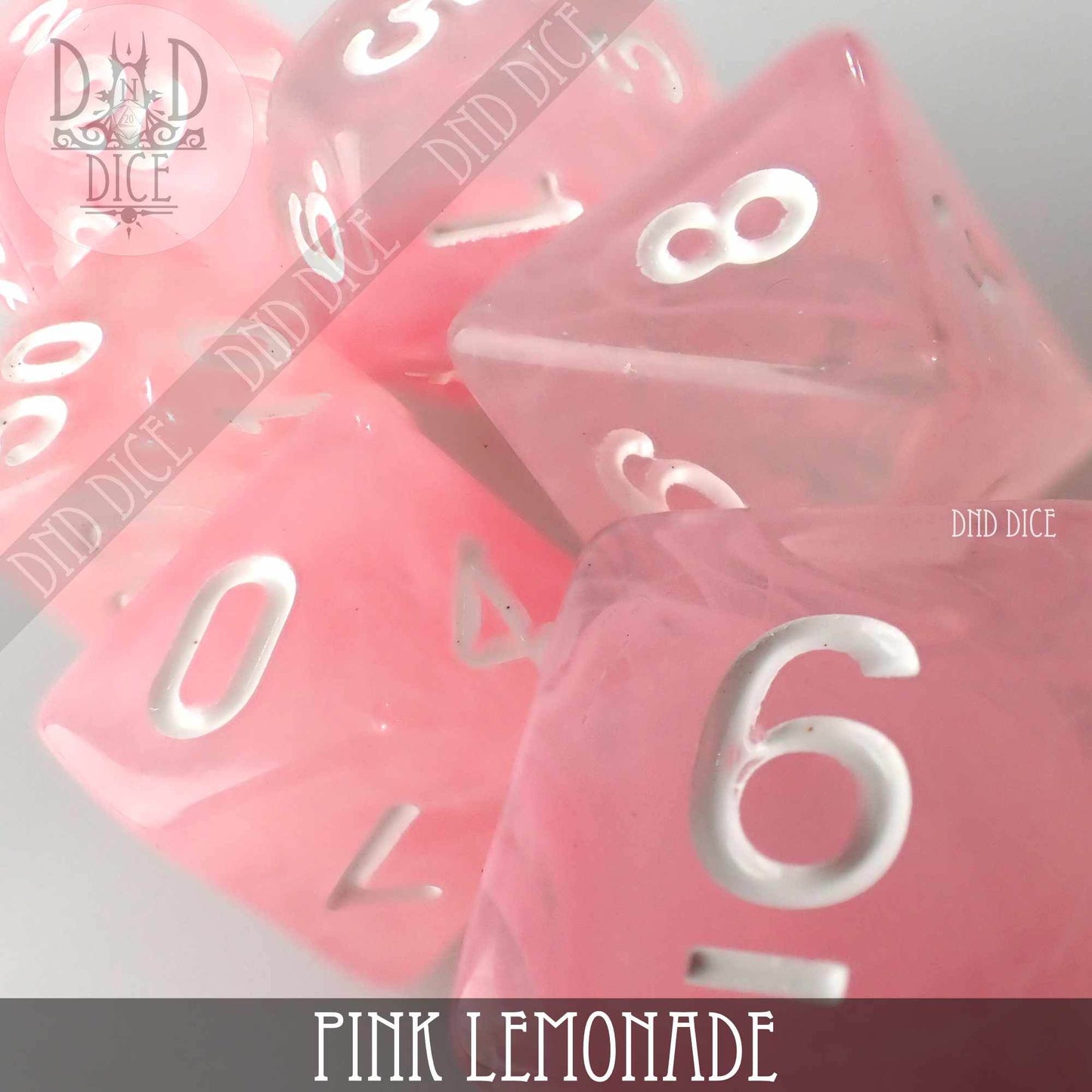 Pink Lemonade Dice Set - 