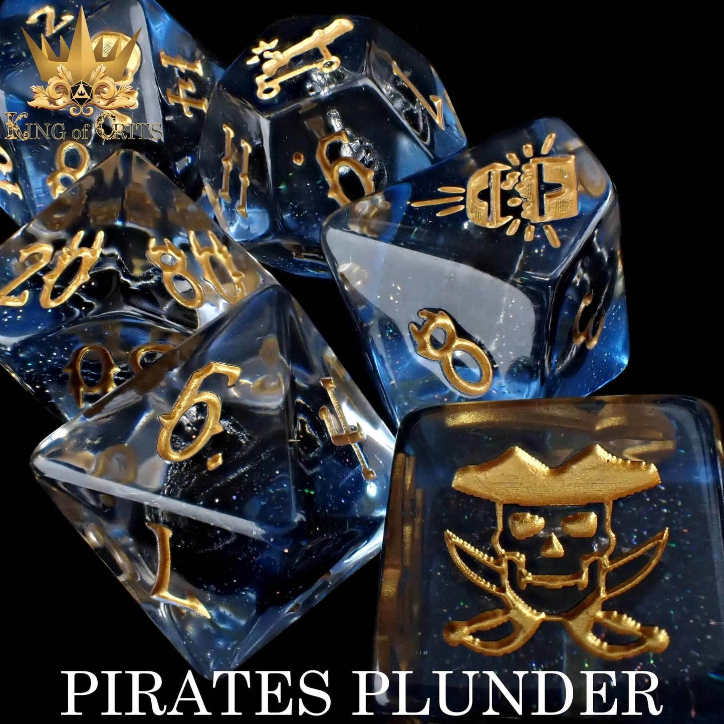 Pirates Plunder 11 Dice Set - 