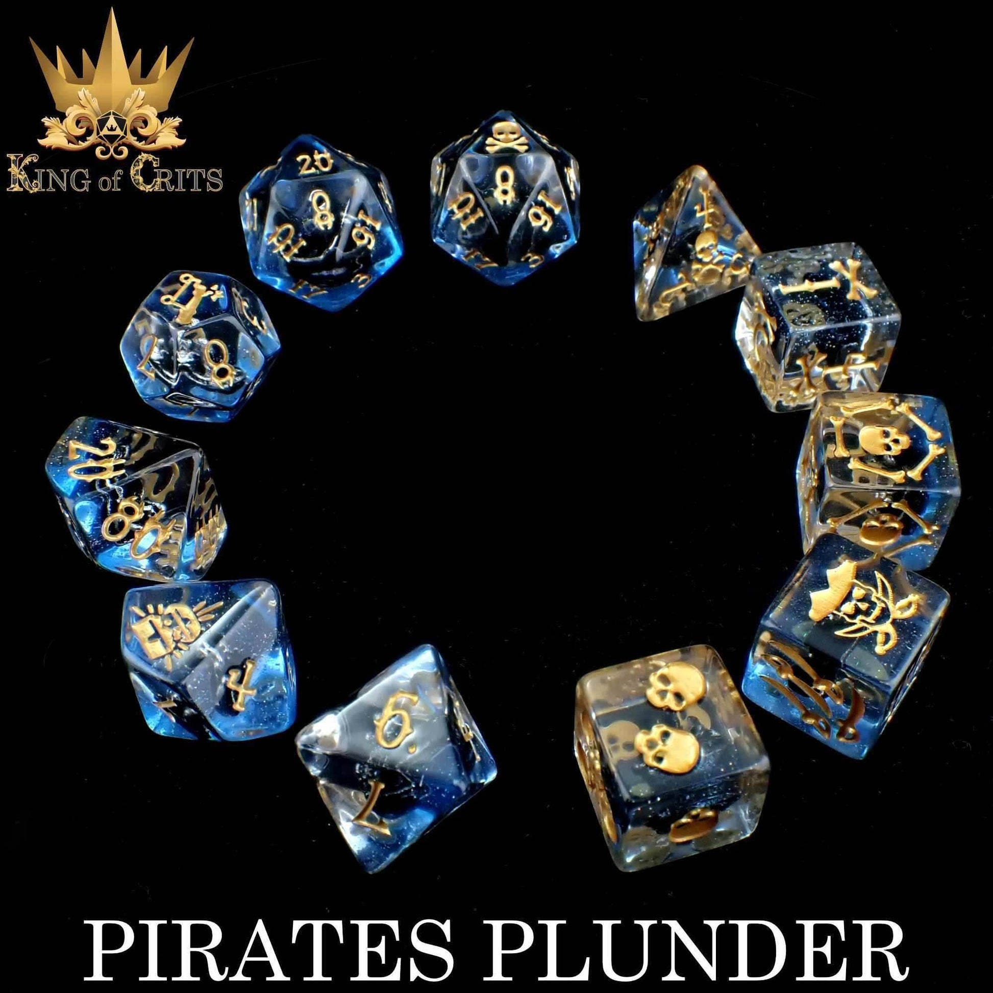 Pirates Plunder 11 Dice Set - 