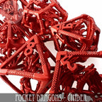 Pocket Dragons Cinder - Metal Dice Set (Gift Box)