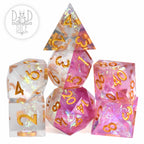 Purifying Light Handmade Dice Set (Color Change)
