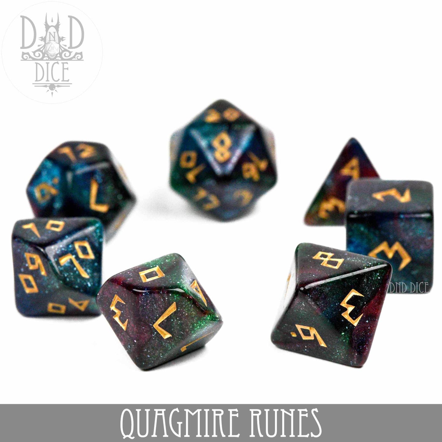 Quagmire Runes Dice Set - 