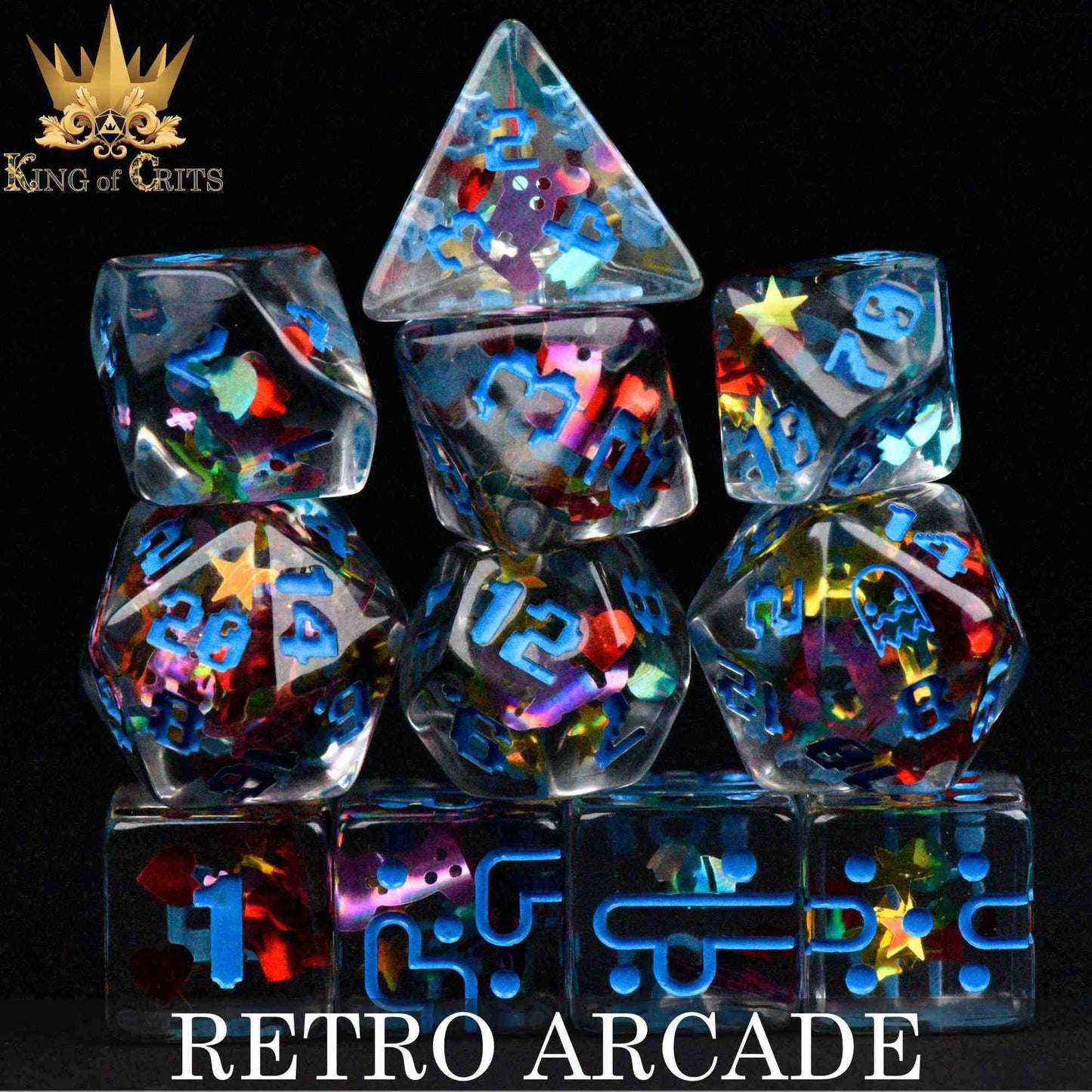 Retro Arcade 11 Dice Set - 