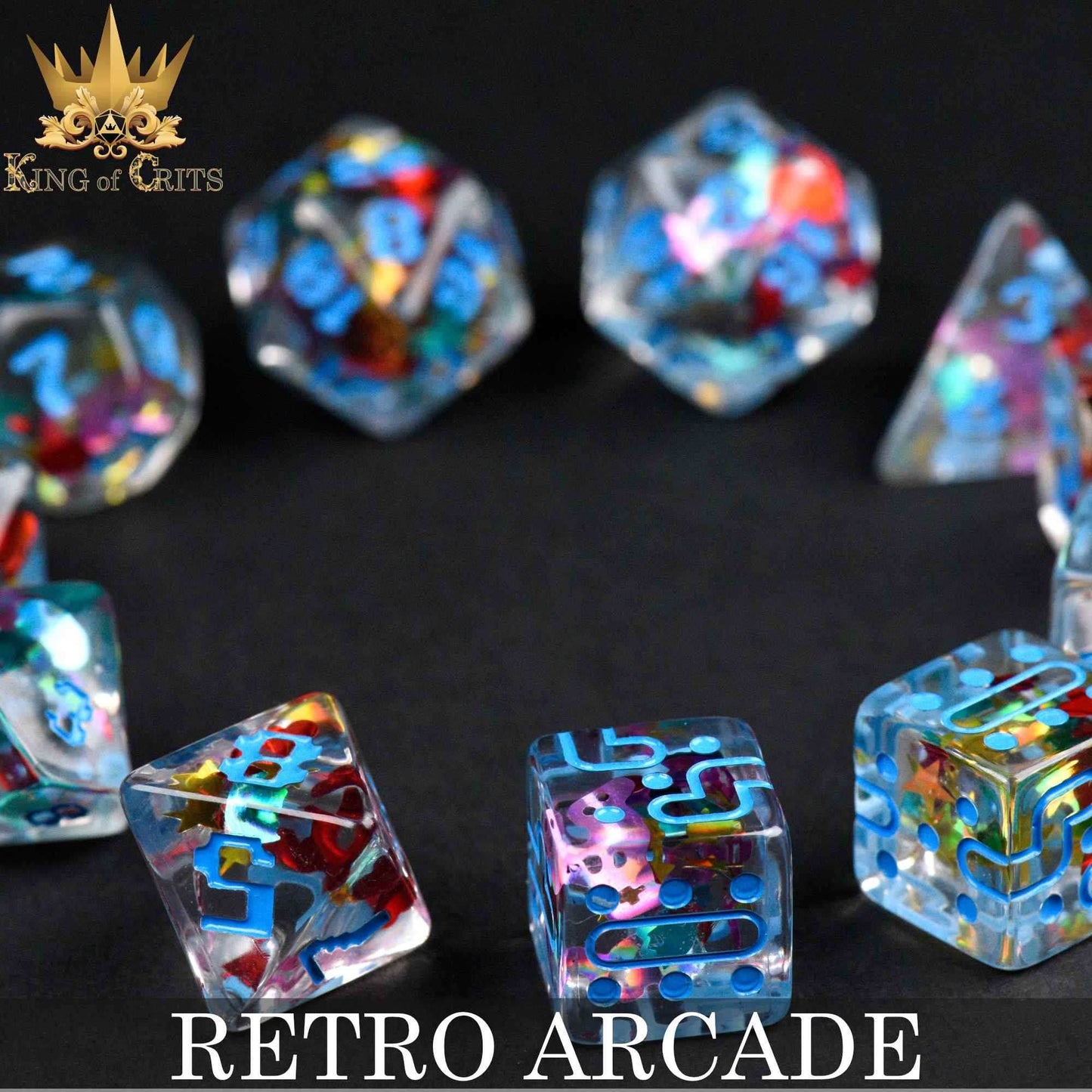 Retro Arcade 11 Dice Set - 