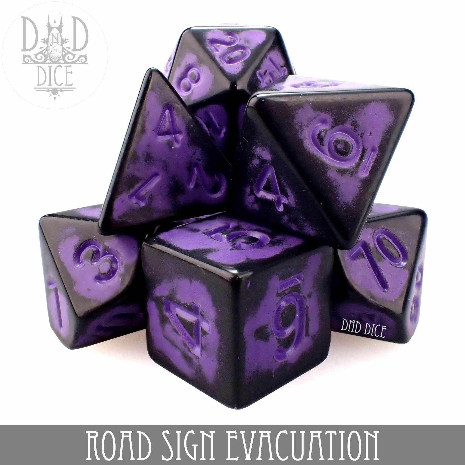 Road Sign Evacuation Dice Set - 