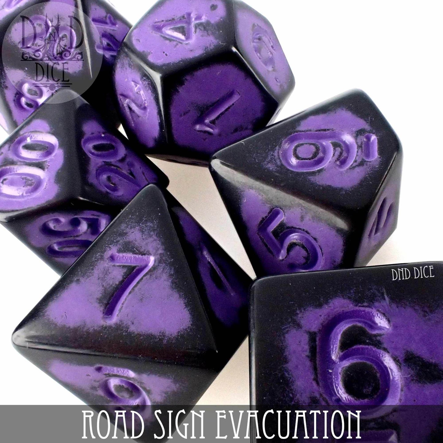 Road Sign Evacuation Dice Set - 
