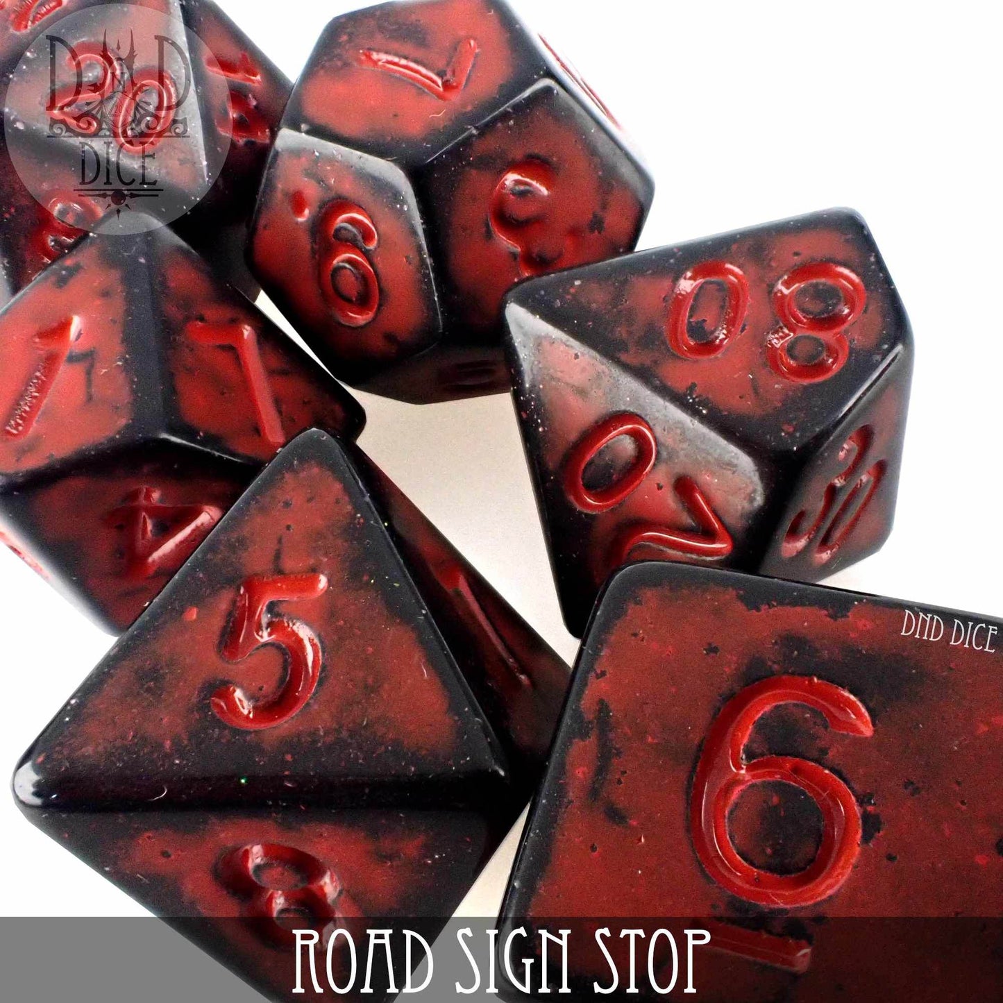 Road Sign Stop Dice Set - 