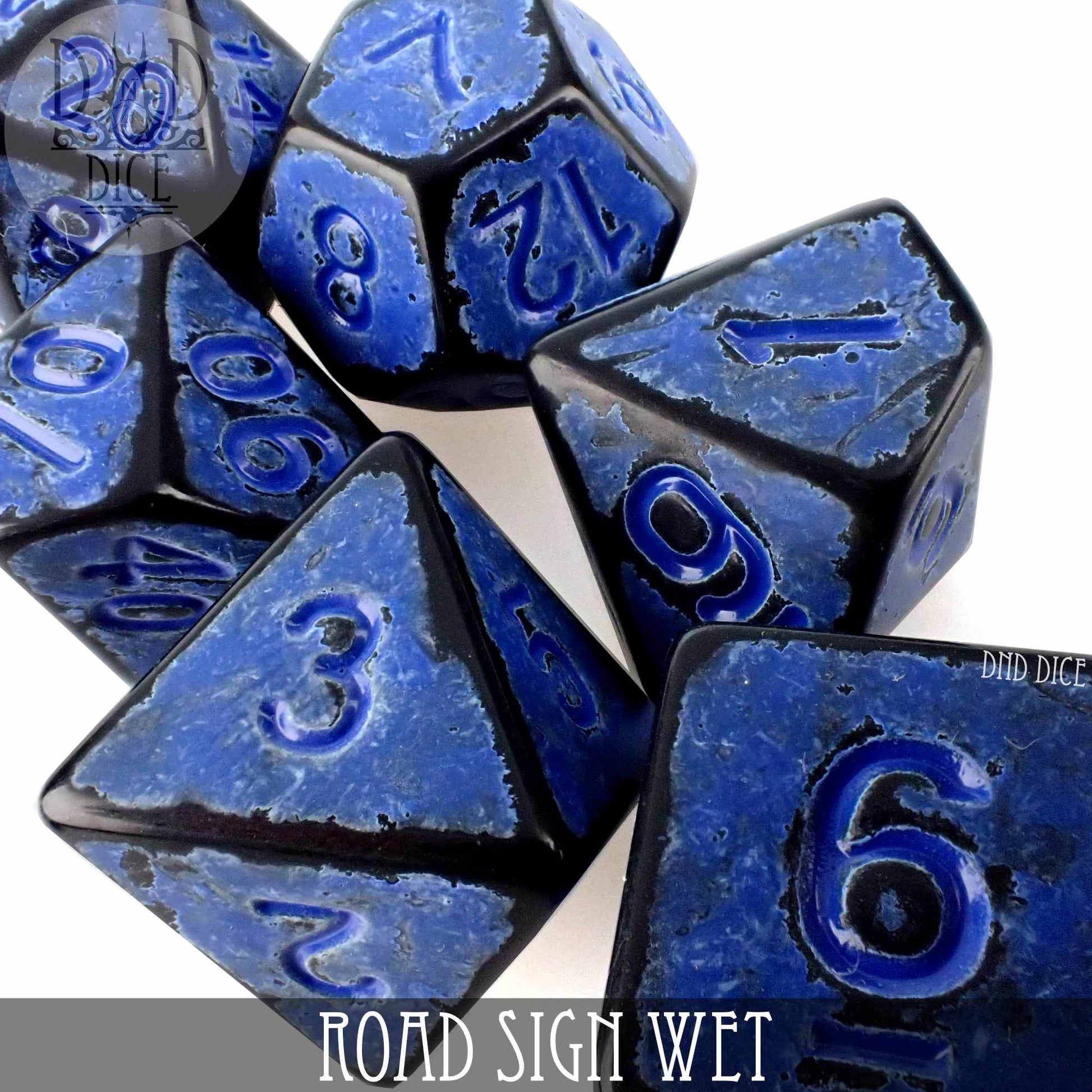 Road Sign Wet Dice Set - 