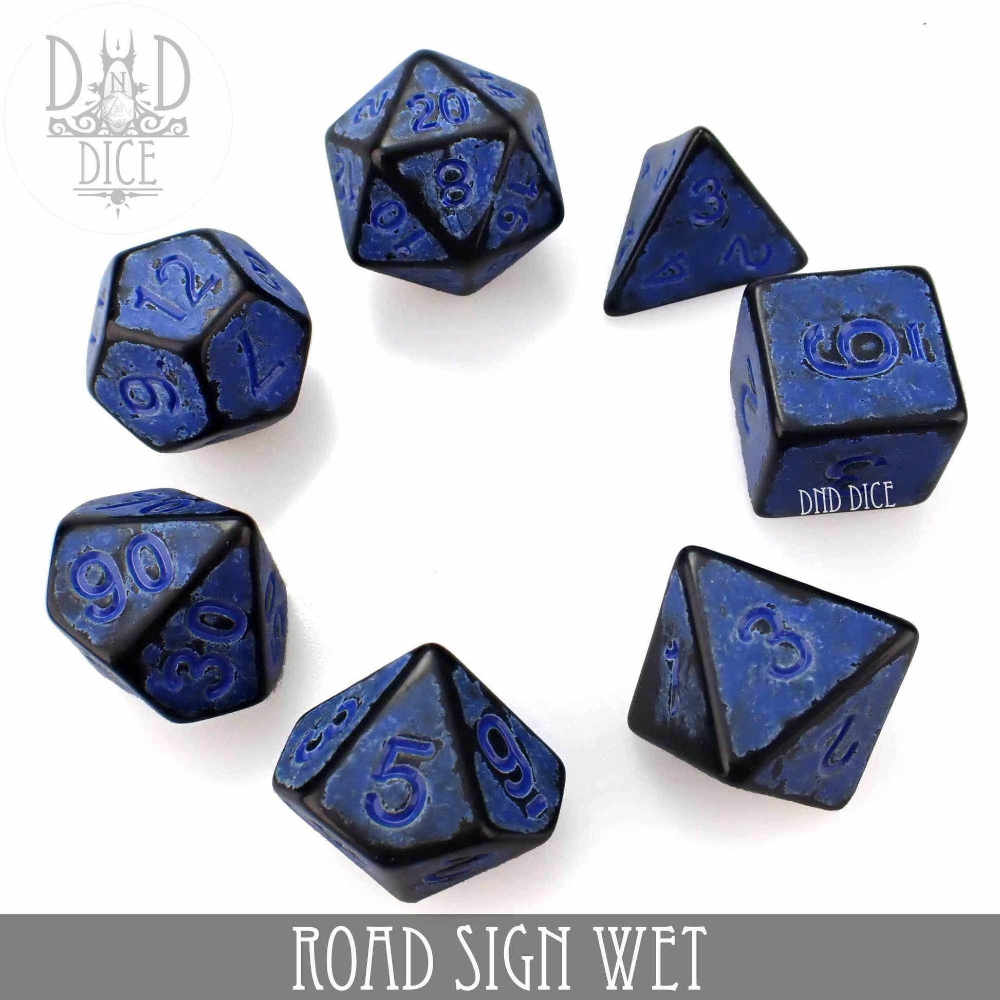 Road Sign Wet Dice Set - 