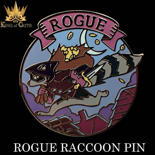 Rogue Raccoon Enamel Pin - 