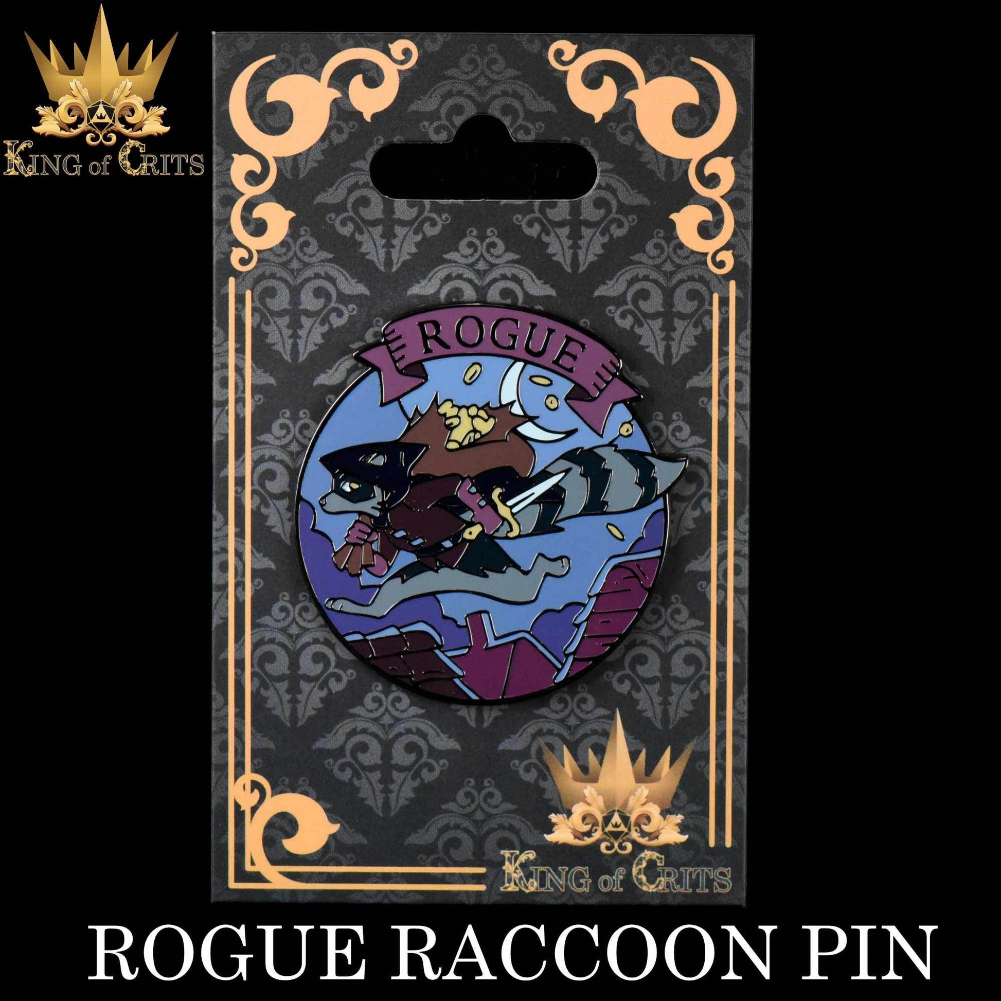 Rogue Raccoon Enamel Pin - 