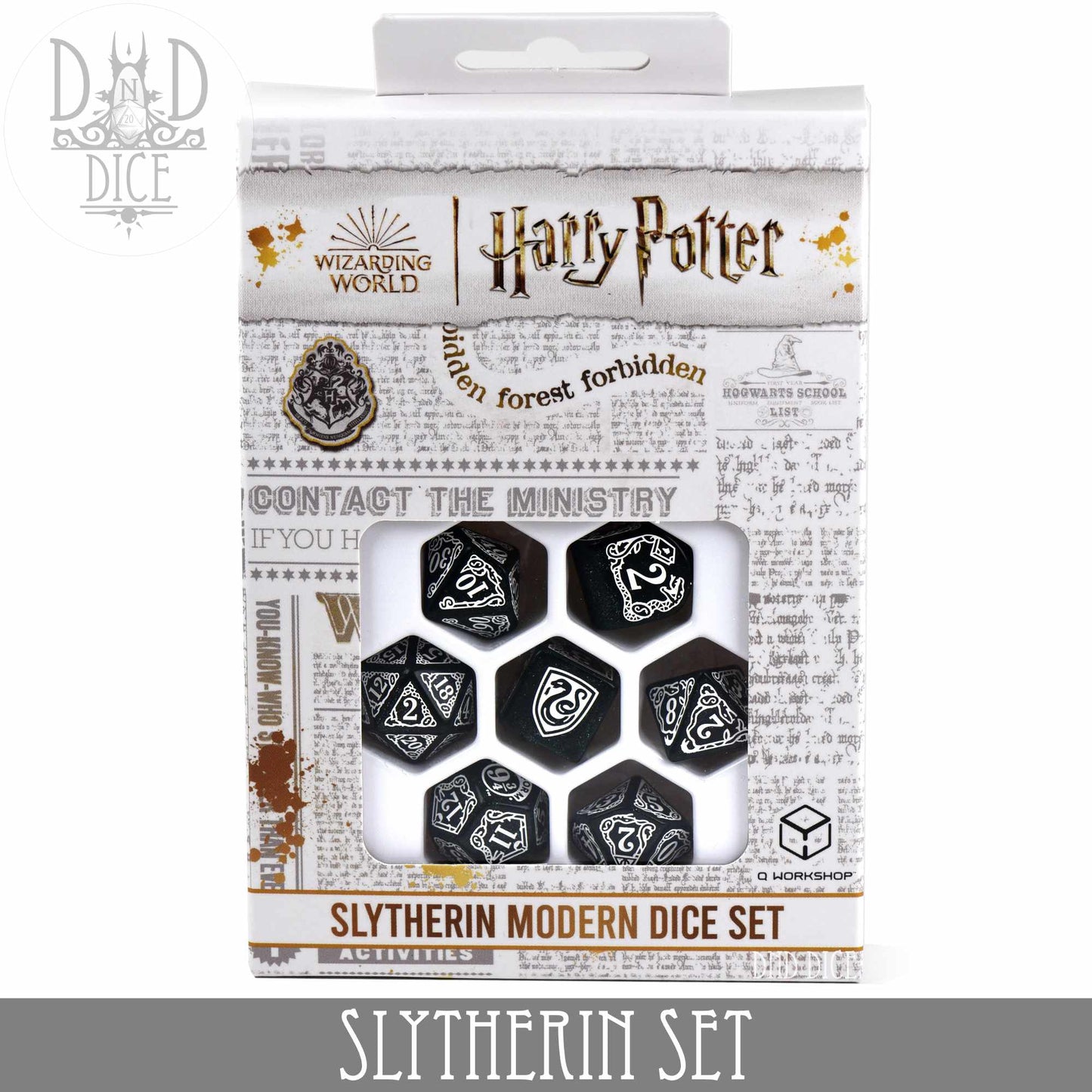 Harry Potter - Slytherin Dice Set