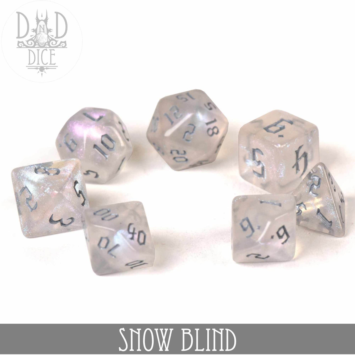 Snow Blind Dice Set - 