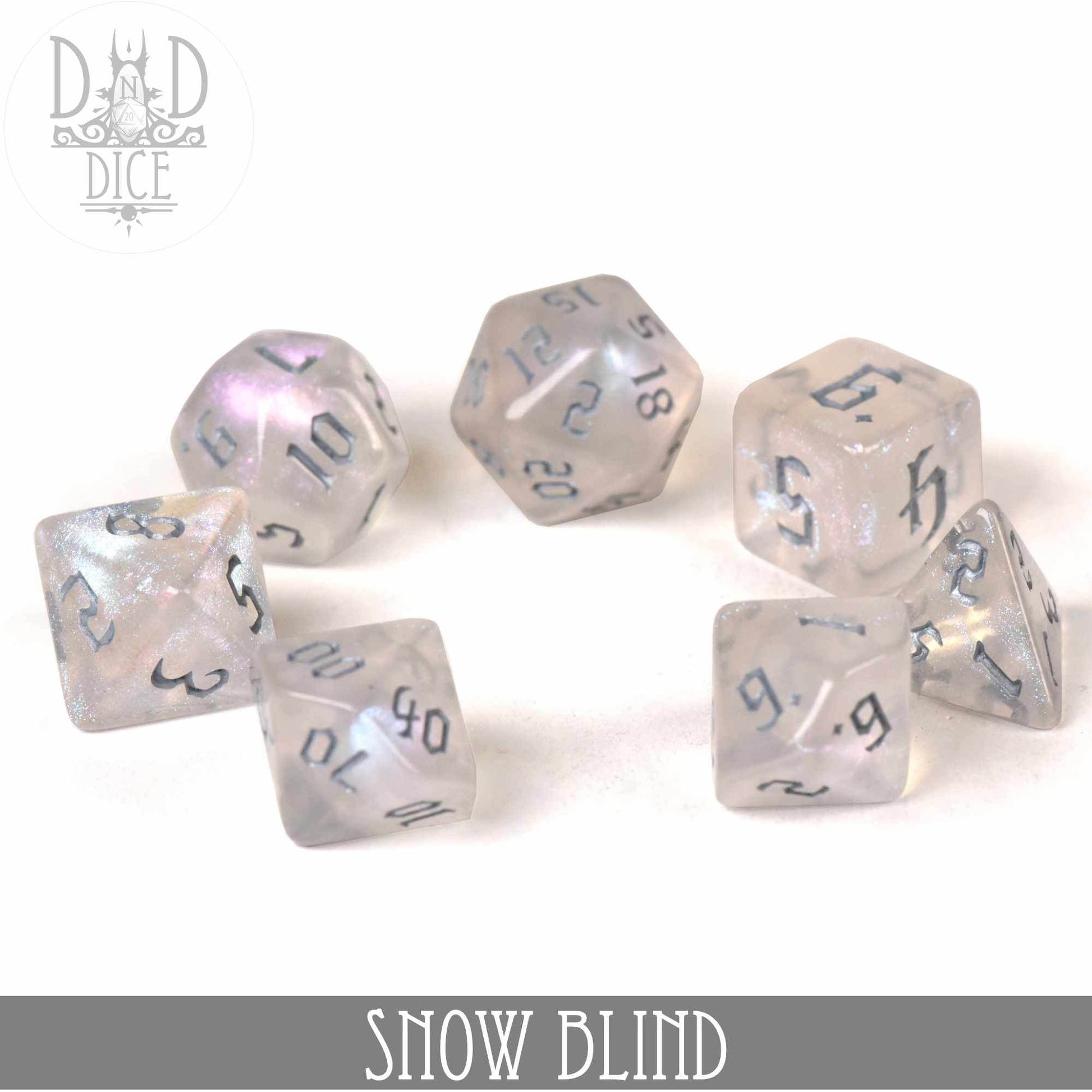 Snow Blind Dice Set - 